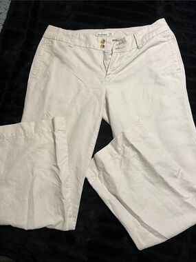 Old Navy Off-White Straight Leg Pants